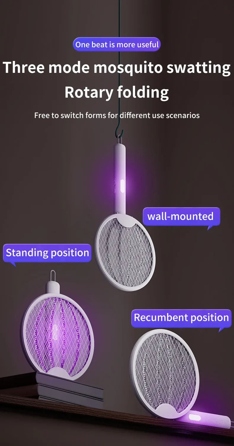 Foldable Electric Mosquito Killer with  Light