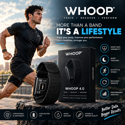 WHOOP 4.0 Fitness Tracker Smart Band – Health, Sleep & Activity Monitoring