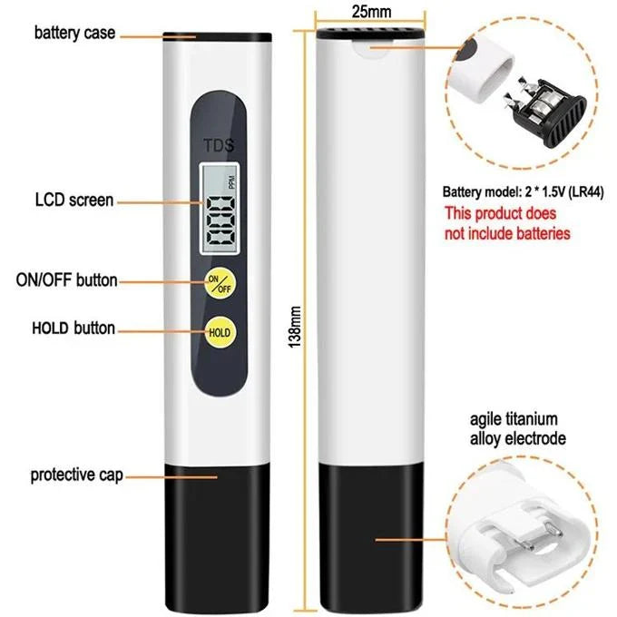 TDS Water Quality Tester Pen | Recommended by Dr. Affan Qaiser