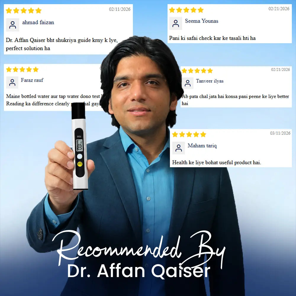 TDS Water Quality Tester Pen | Recommended by Dr. Affan Qaiser