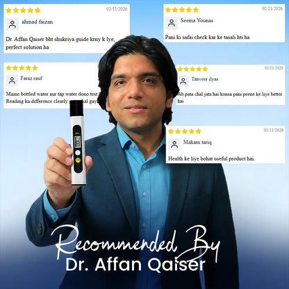 TDS Water Quality Tester Pen | Recommended by Dr. Affan Qaiser